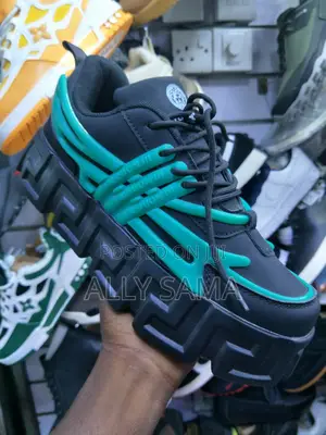 Mens Sneakers VERACE Black Green