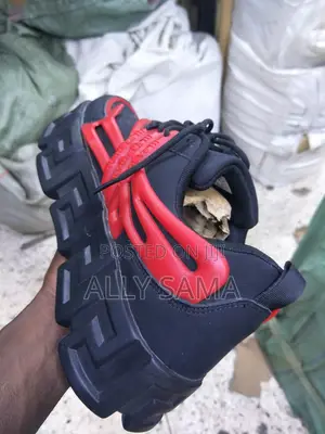 Mens Sneakers VERSACE Black Red
