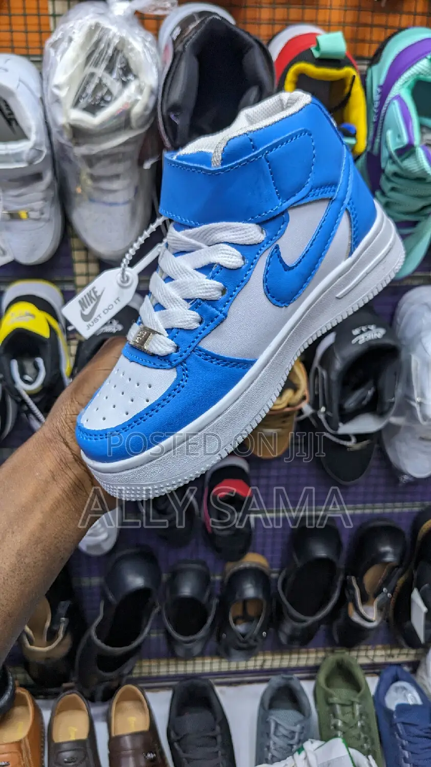 Kids Sneakers Unisex Airforce Nike Blue