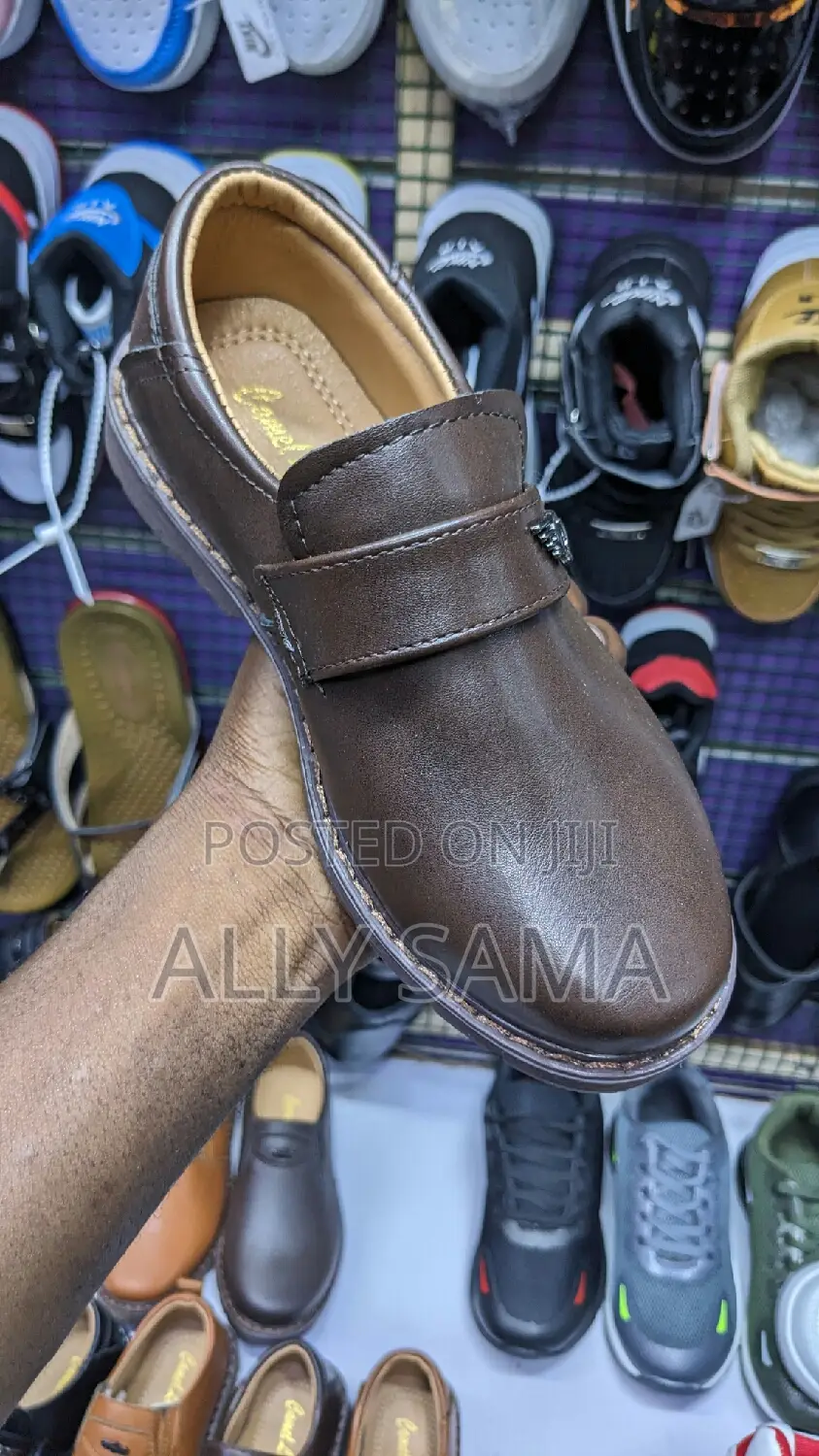 Kids Boys Loafers Brown