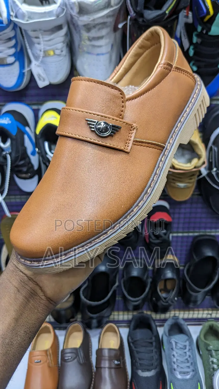 Kids Boys Loafres Brown
