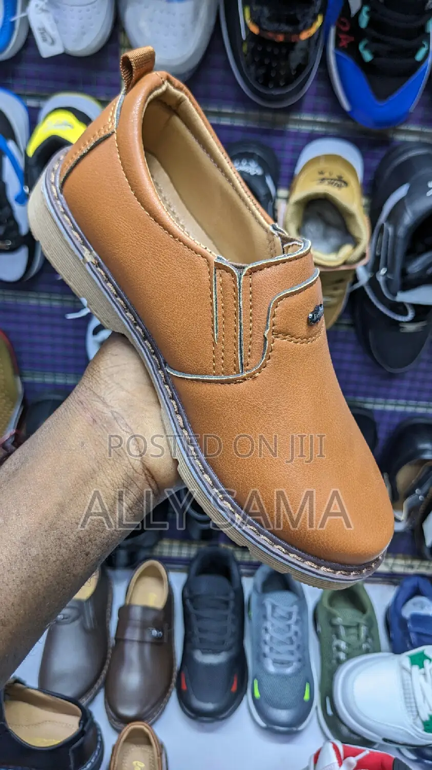 Kids Boys Loafres Brown