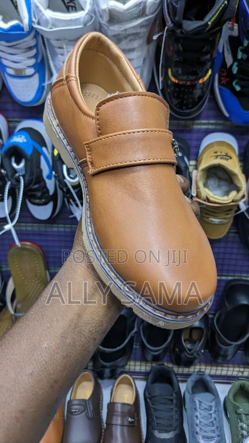 Kids Boys Loafres Brown