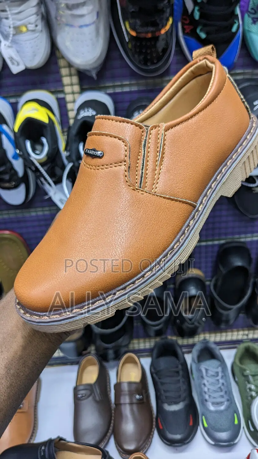 Kids Boys Loafers Brown Fashion