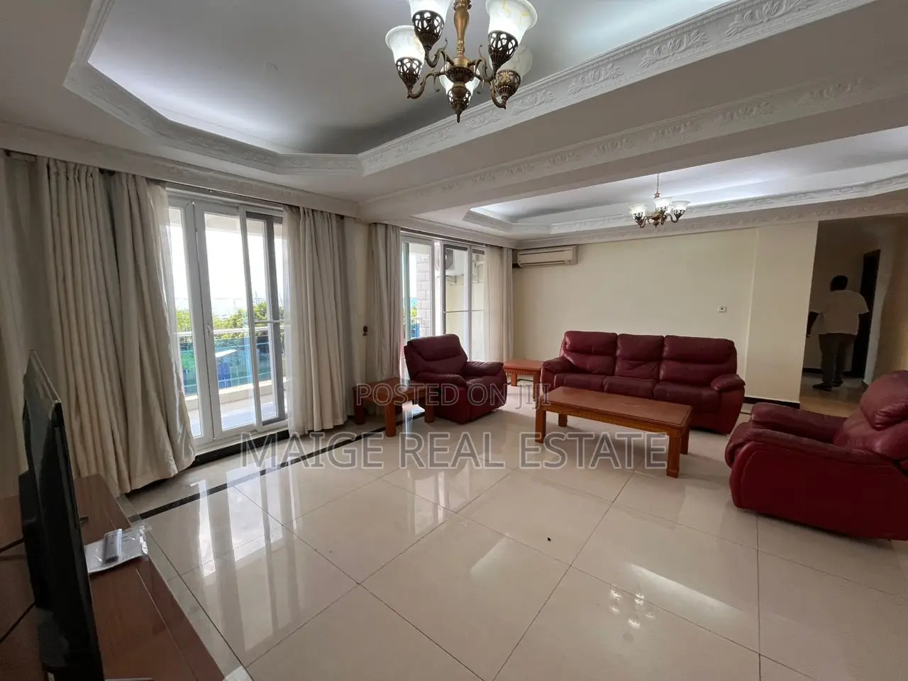 Furnished 3bdrm Apartment in Masaki for rent