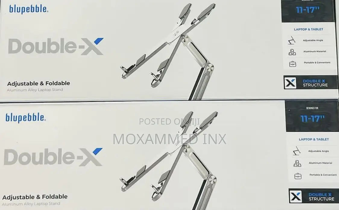 Double X Alloy Laptop Stand Adjustable