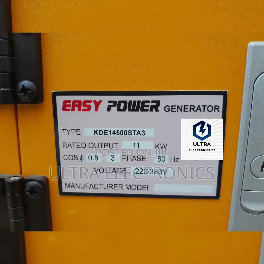 EASY POWER 3 Phase Silent Durable Diesel Generator With 11KW