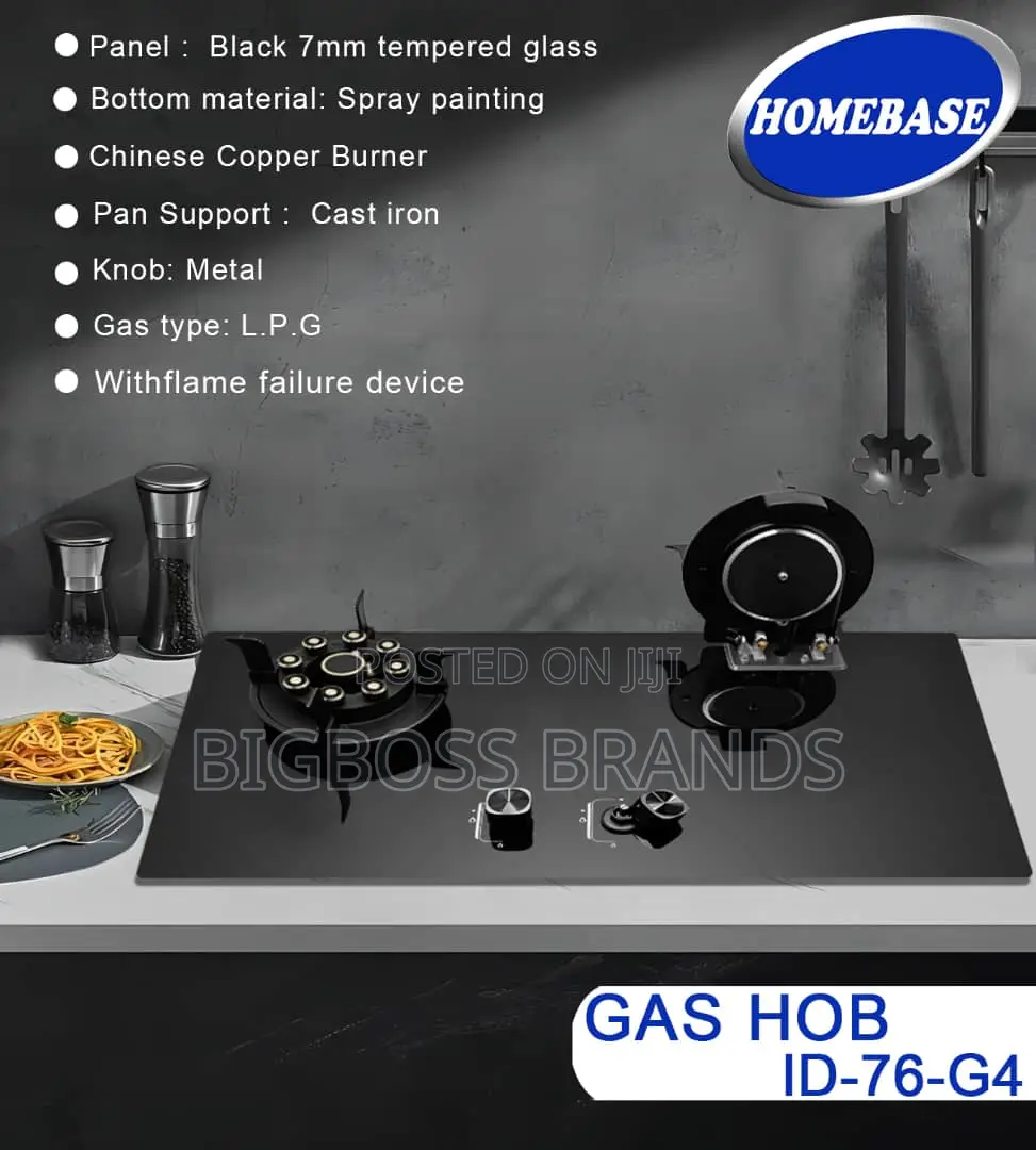 Homebase Gas Cooker HOB ID 76 G4 in Ilala Kitchen Appliances, Big