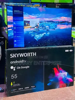 Skyworth Android Tv 55 Inch HDR10 Hands Free Voice Control