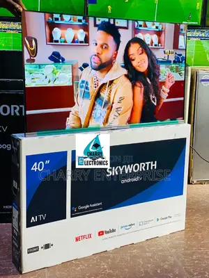 SKYWORTH Tv 40 Inch Smart Android FRAMELESS With Chromecast