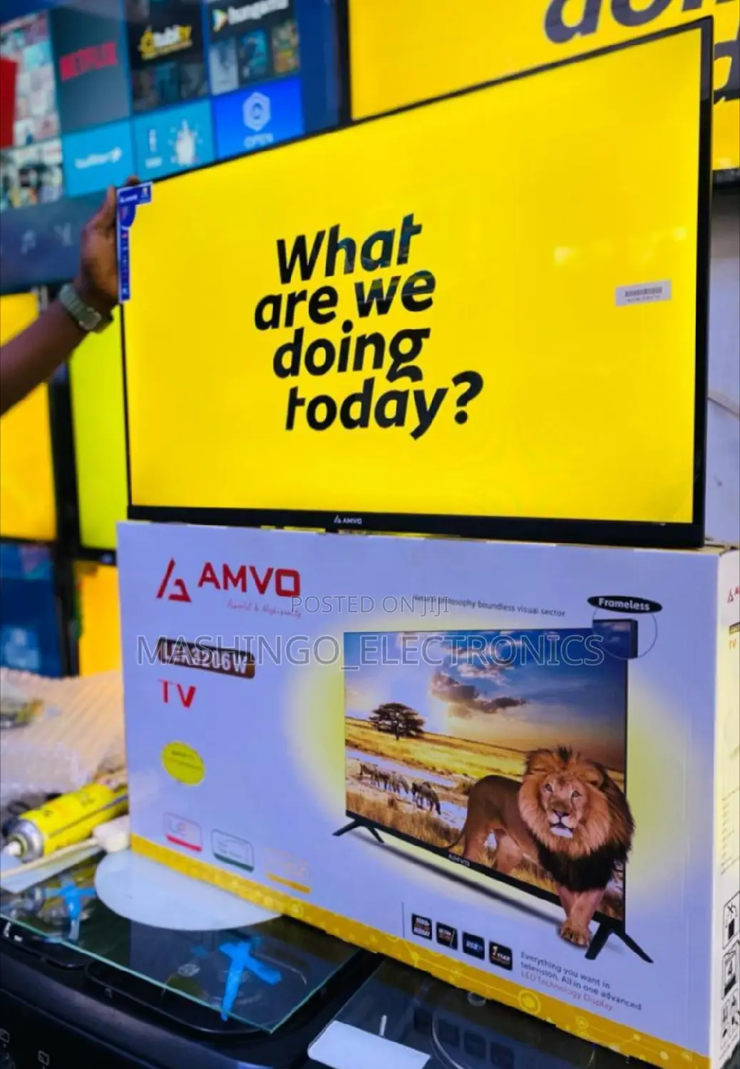 Amvo Tv Inch 32 Frameless (Bei Za Jumla) Tuko Kariakoo