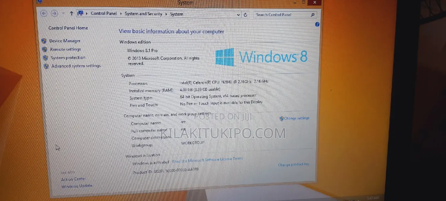 New Laptop HP MT20 4GB Intel Celeron HDD 350GB