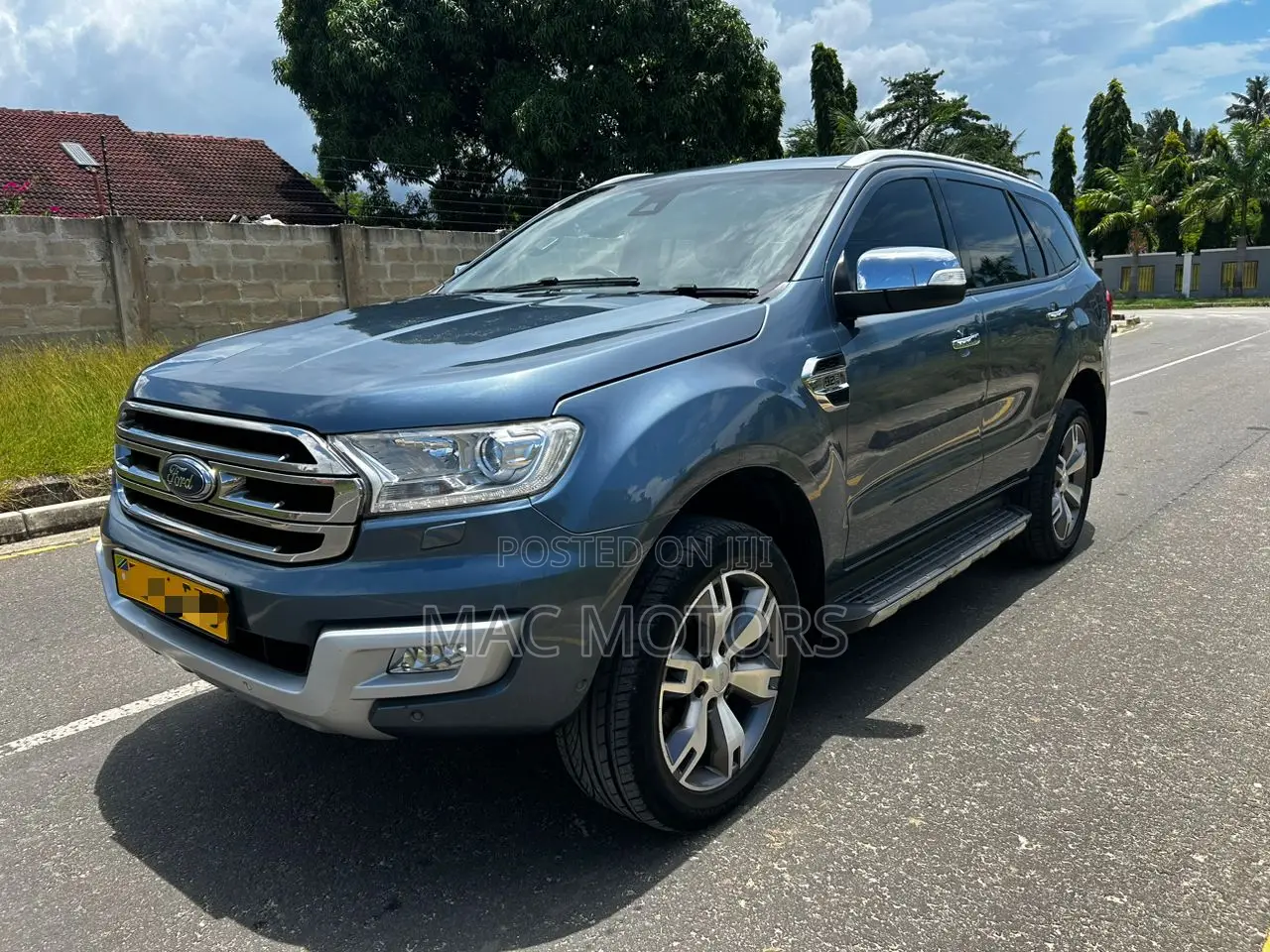 Ford Everest 2017 Blue