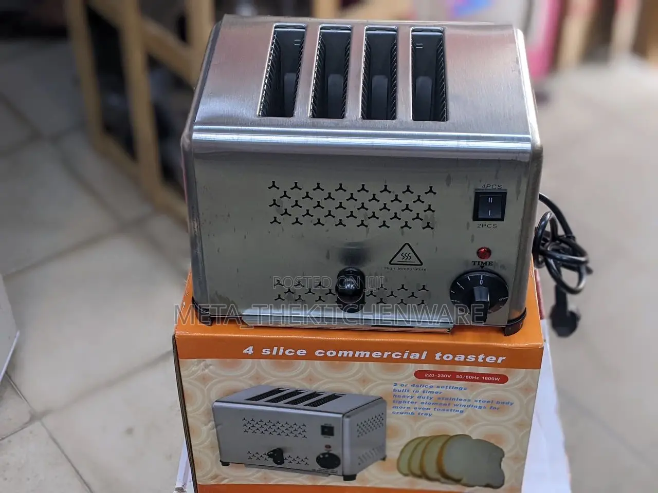 4 Slice Commercial Toaster