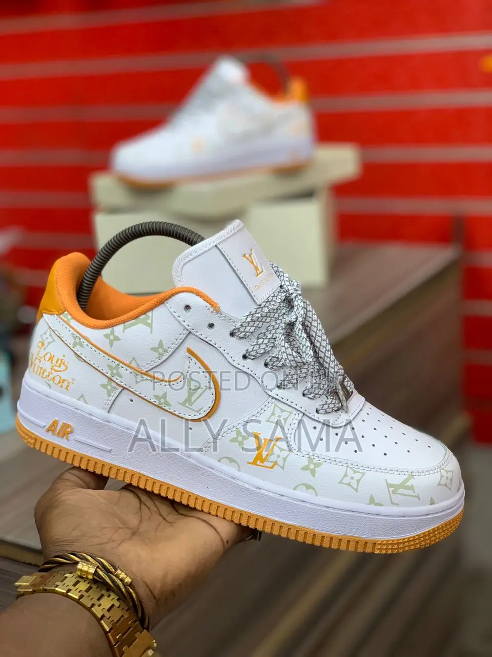 Mens Sneakers Nike Airforce Louis Vuitton