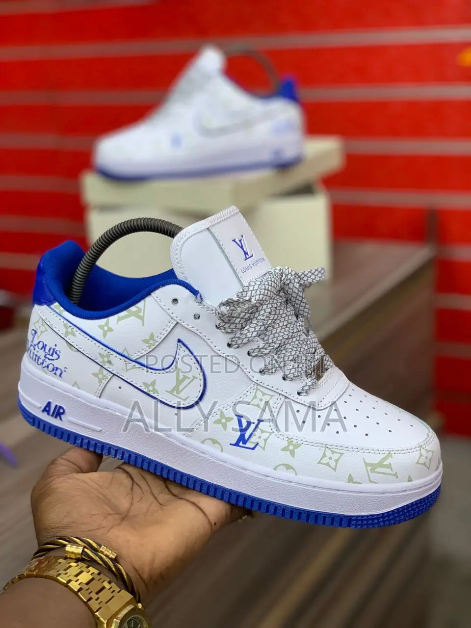 Mens Sneakers Nike Airforce Louis Vuitton