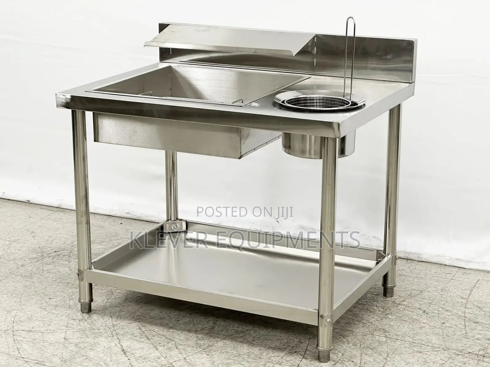 Stainless Steel Commercial Electric Breading Table