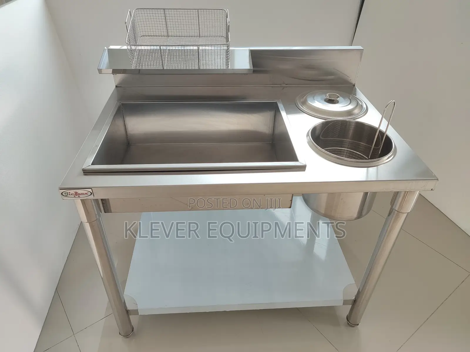 Stainless Steel Commercial Electric Breading Table