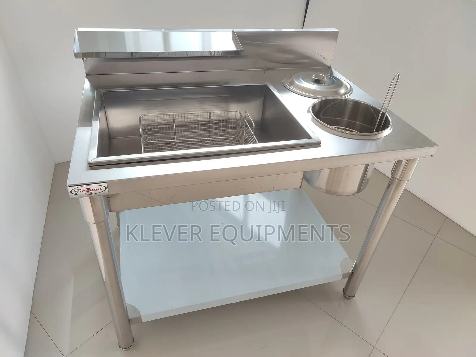 Stainless Steel Commercial Electric Breading Table