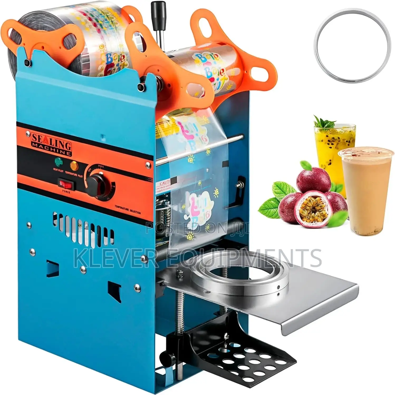Manual Cup Sealer Machine. Up to 500cups Per Hour