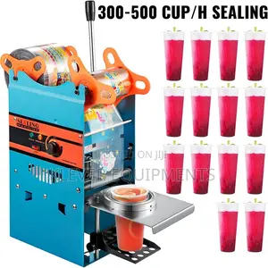 Manual Cup Sealer Machine. Up to 500cups Per Hour
