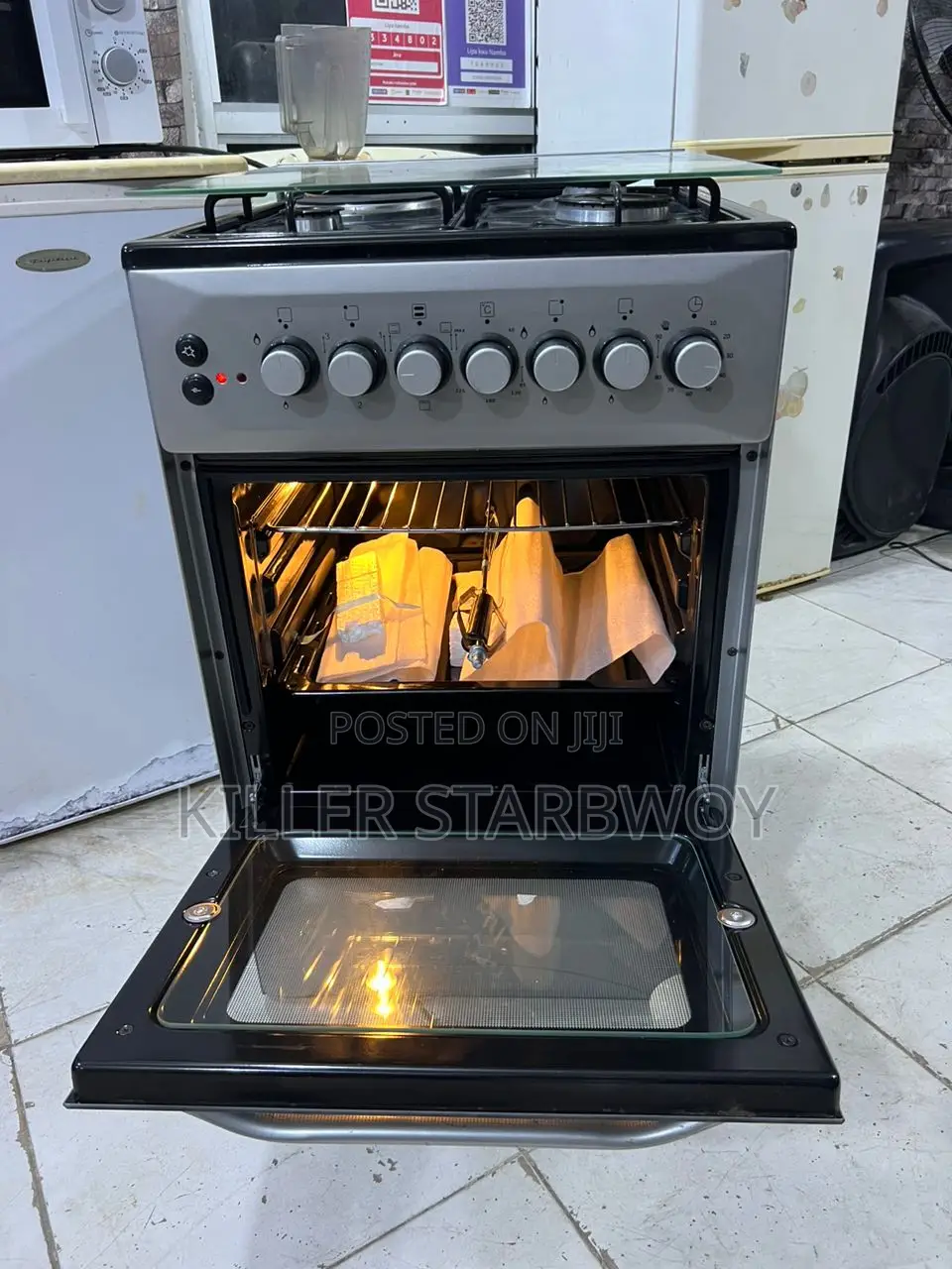 Gas and Electric Cooker