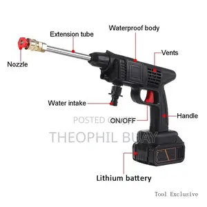 Electric Pressure Washer With Two Batteries
