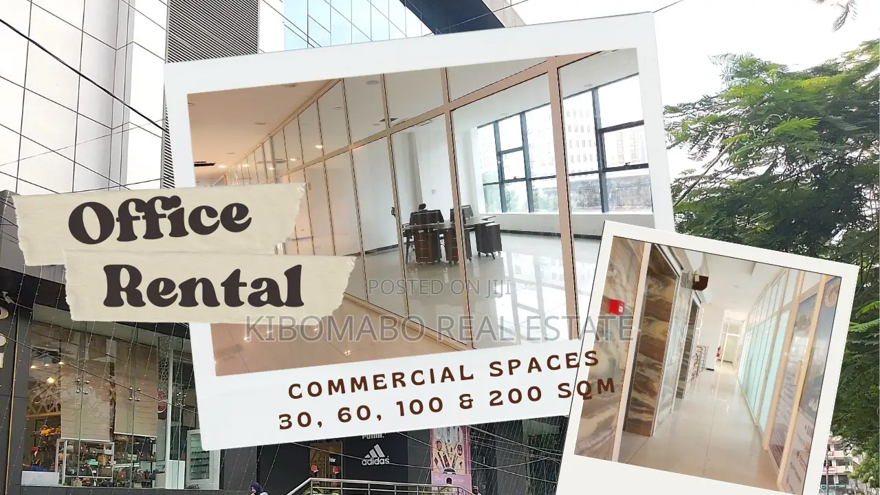 30 - 200 SQM Office Space Rental - Kisutu City Centre