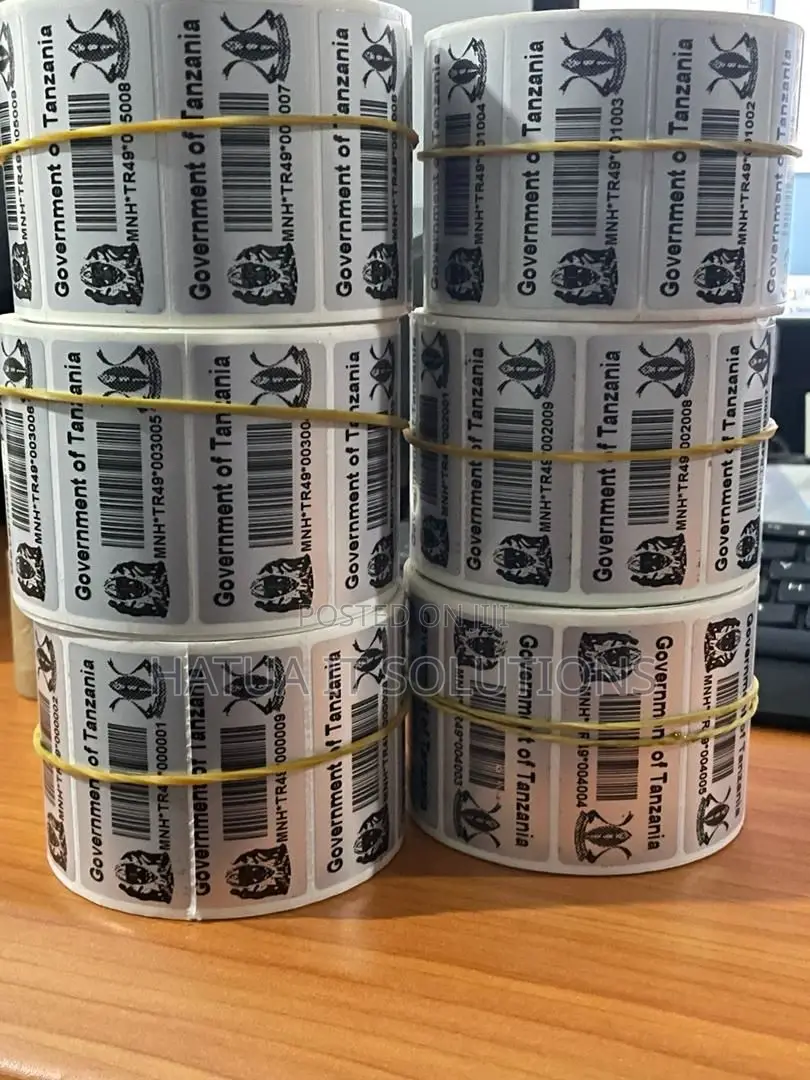 Silver Void Alimium Asset Label Rolls 50MMX25MM
