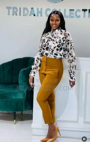 High Waist Size Trousers