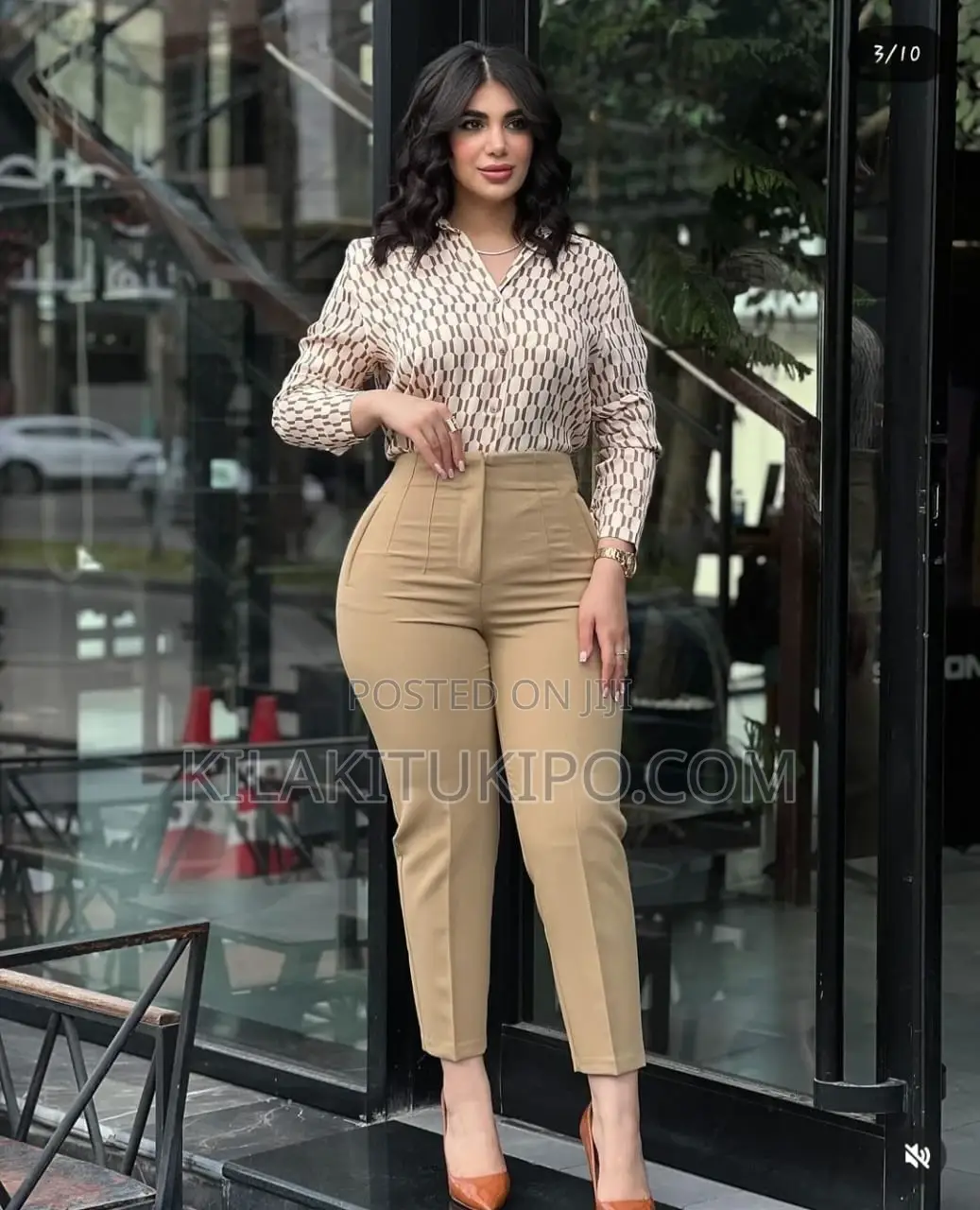 High Waist Size Trousers