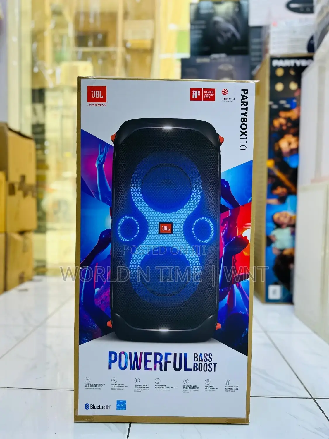 JBL Partybox 110 Portable Party Speaker With 160W
