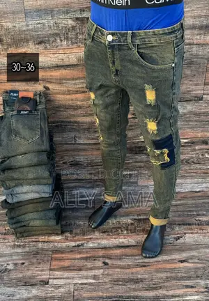 Mens Jeans Brown Good Quality