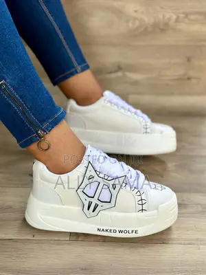 Womens Sneakers Nakef Wolf White
