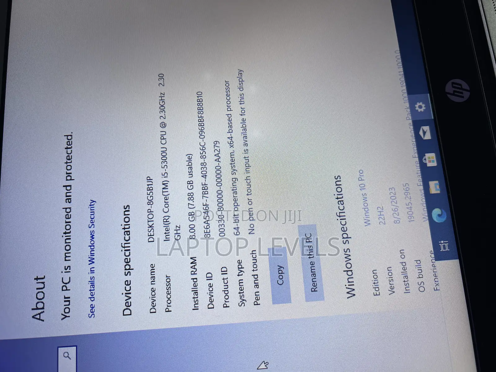 Laptop HP EliteBook 840 G2 8GB Intel Core I5 HDD 500GB