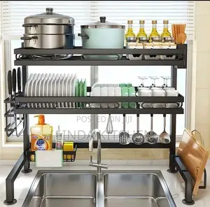 Over Sink Draining Rack, 2 Layers