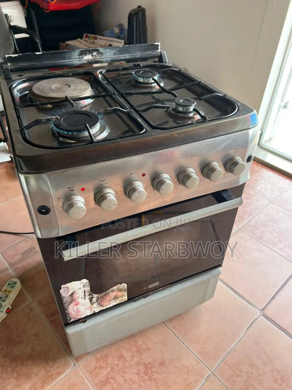 Cooker Plate 3 Gas, Moja Umeme,Oven Umeme