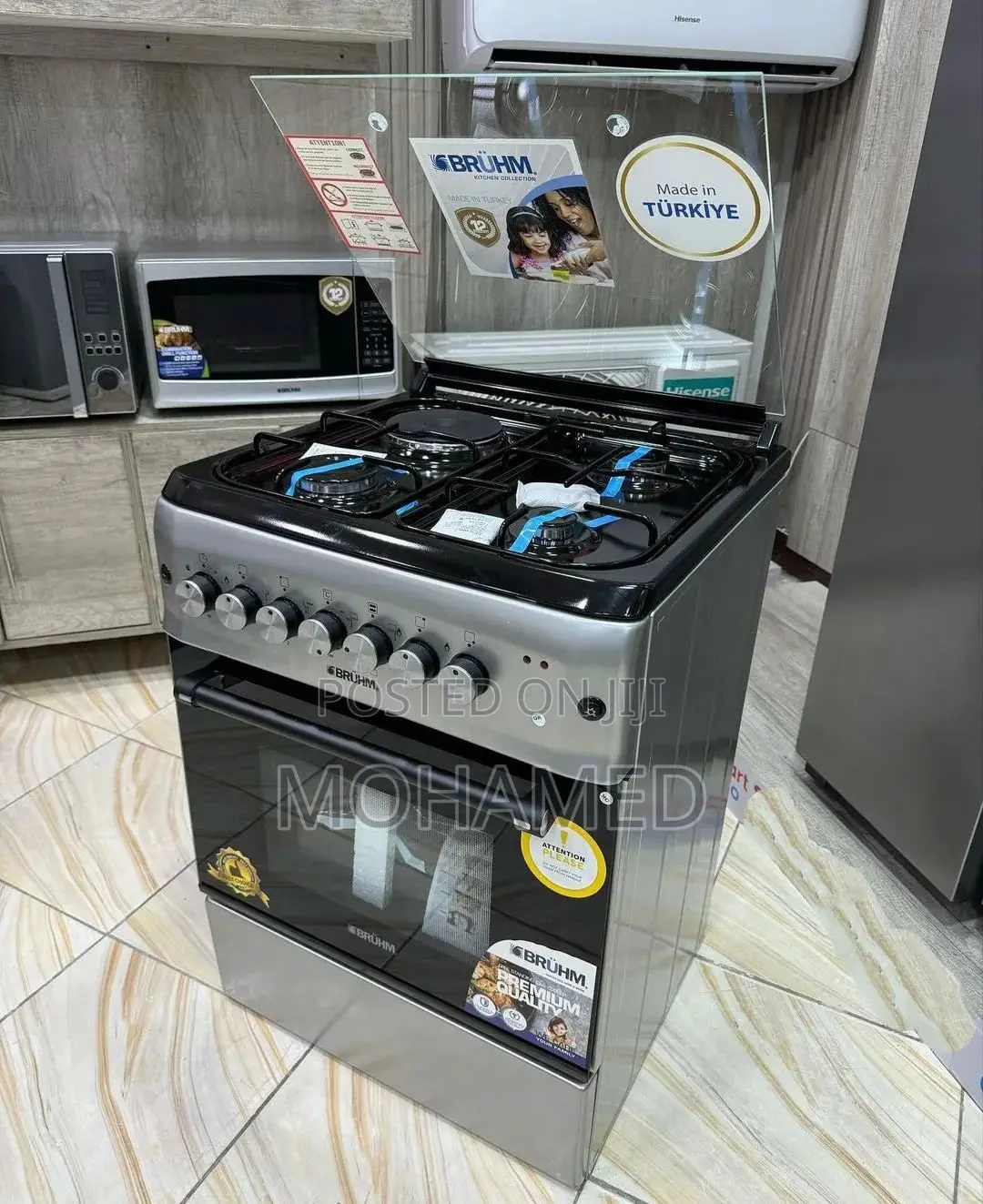 Bruhm 3gas 1 Electric Cooker/Jiko