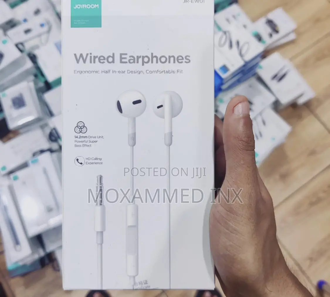 Joyroom Wired Headphones White