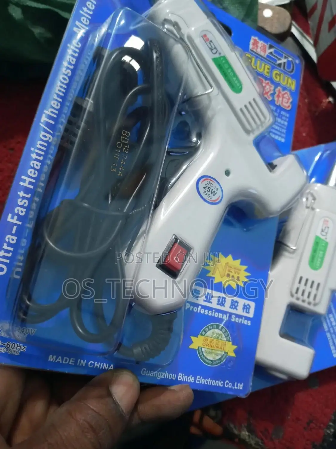 New Original Glue Gun 20W Ikiwa Na Stendi Yake.Fast Heat.