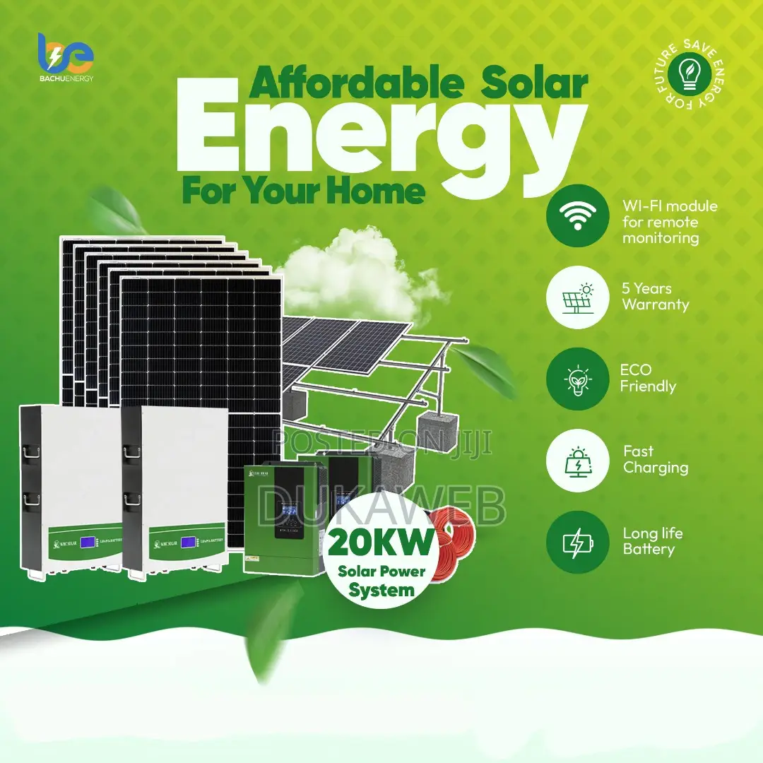 20kw +20kwh Solar Power System