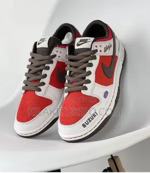 Air Nike Short Red With White