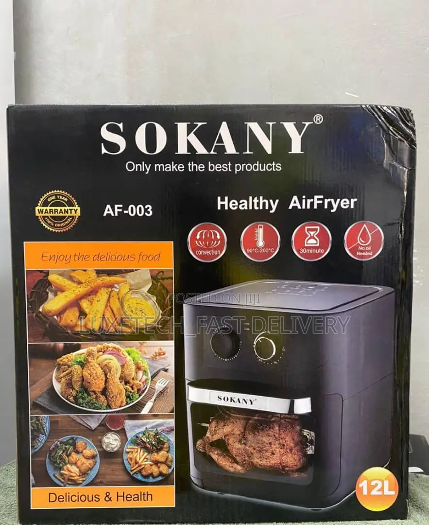 Sokany Original Air Fryer 12l High Quality