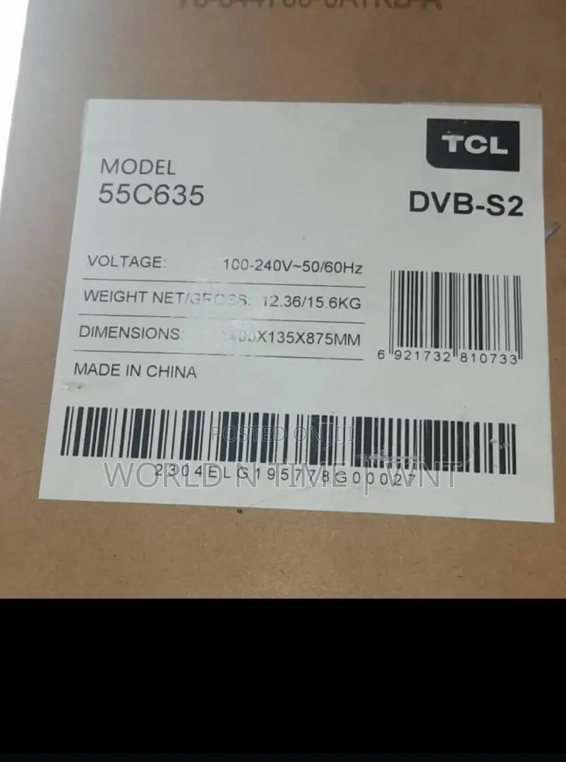 TCL 55" C635 Qled Google TV