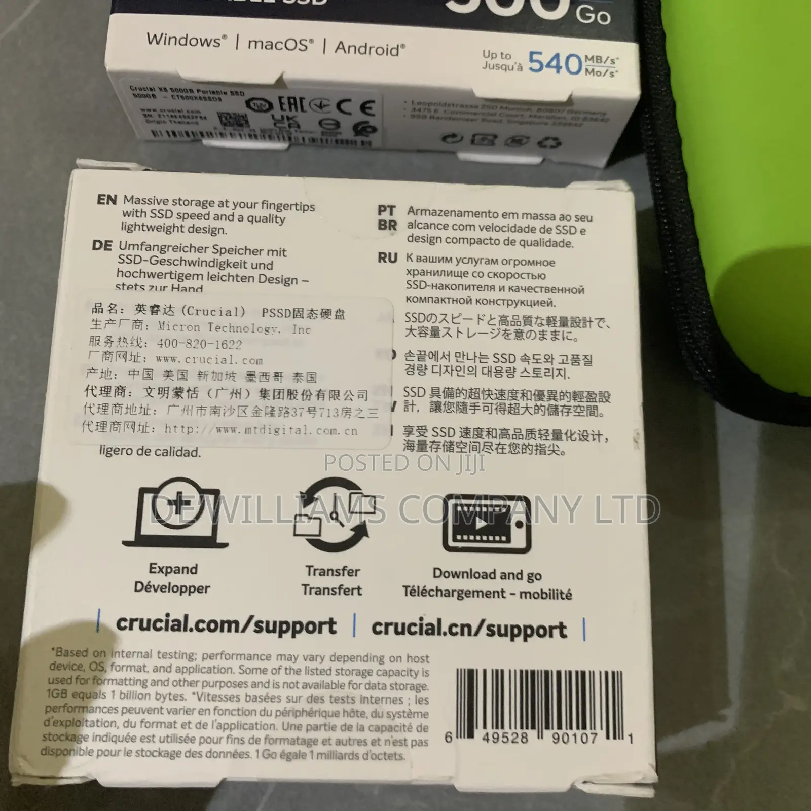Crucial Portable SSD X6