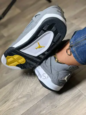 Womens Sneakers Jordan4 Gray Original