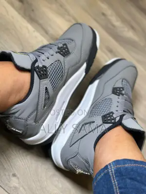 Womens Sneakers Jordan4 Gray Original
