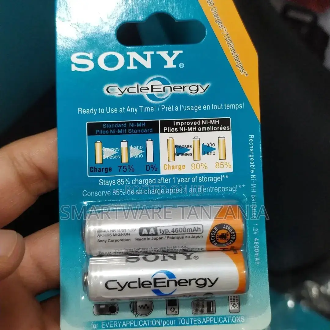 Sony AA Cycleenergy Rechargeable 2000mah Ni-mh Battery Japan