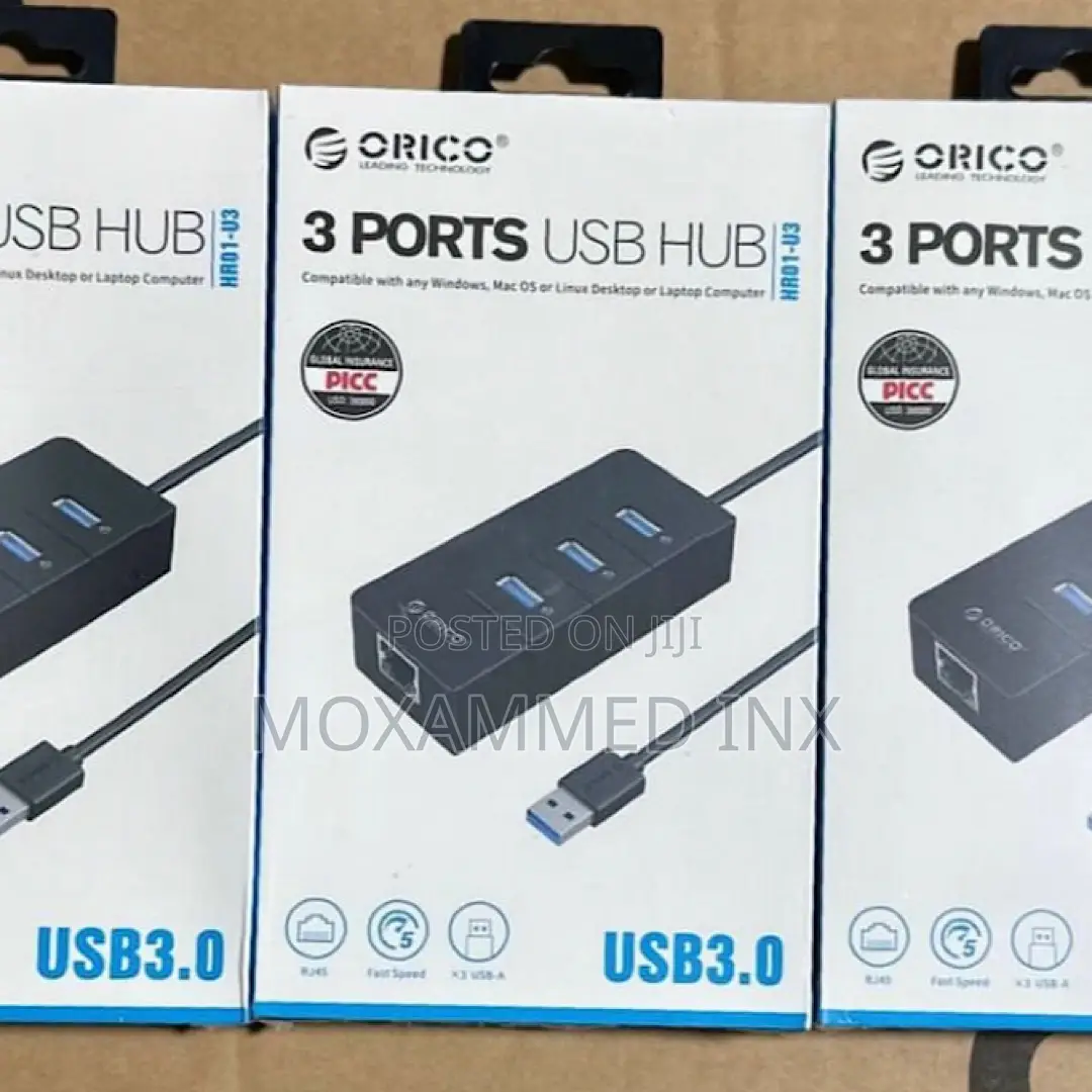 Orico 3port USB Plus Lan
