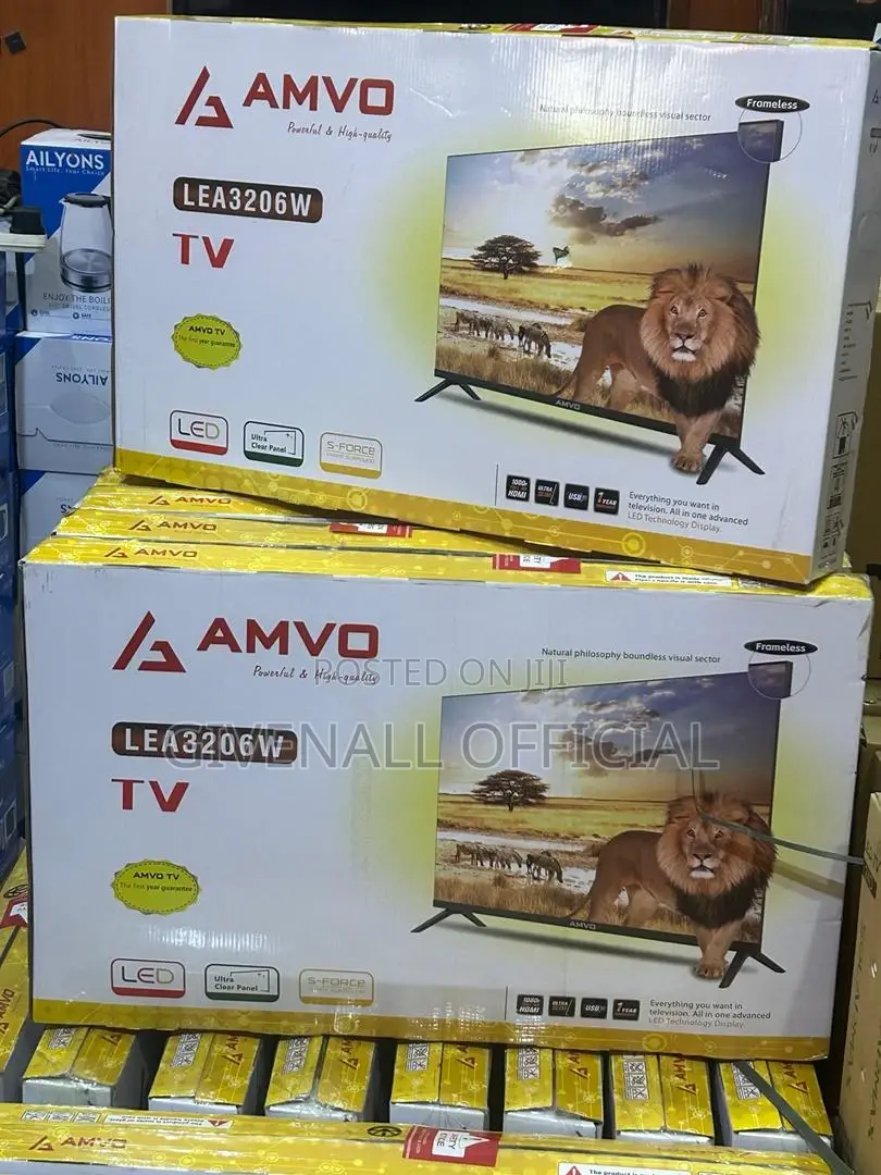 Ofa Ofa = New Amvo TV Nchi 32 LED Ina HD Kali Warranty Mwaka